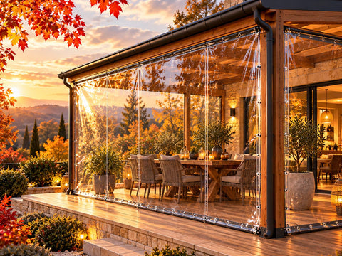 Bâche de Terrasse Transparente