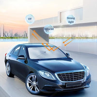Pare-soleil parapluie pliable pour pare-brise voiture, isolation thermique et protection UV