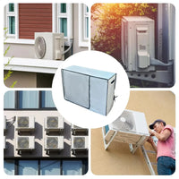 Housse climatiseur extérieur imperméable, protection solaire, volet enroulable, 4 tailles de 78 à 105 cm