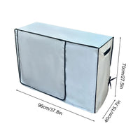 Housse climatiseur extérieur imperméable, protection solaire, volet enroulable, 4 tailles de 78 à 105 cm