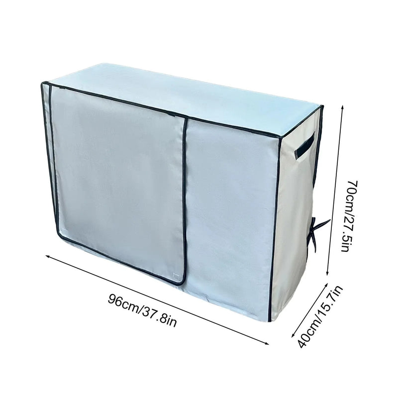 Housse climatiseur extérieur imperméable, protection solaire, volet enroulable, 4 tailles de 78 à 105 cm