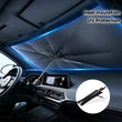 Pare-soleil parapluie pliable pour pare-brise voiture, isolation thermique et protection UV