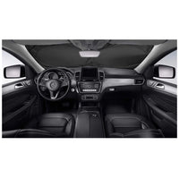 Pare-soleil voiture pliable pour pare-brise, tissu argenté anti-UV, avec sac de rangement, 142x67 à 190x90 cm