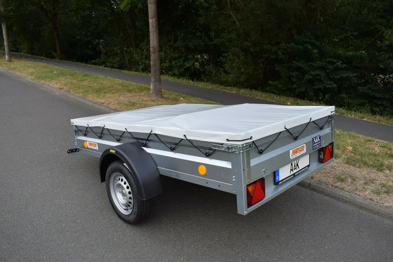 Bâche de remorque 600D imperméable, œillets et bandes réfléchissantes, 3 tailles