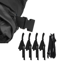 Housse bateau ponton imperméable Oxford 210D noire, 625 x 360 cm ou 750 x 360 cm