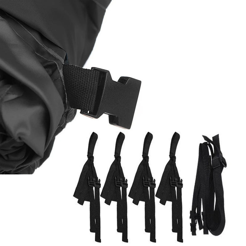 Housse bateau ponton imperméable Oxford 210D noire, 625 x 360 cm ou 750 x 360 cm