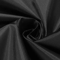 Housse de parasol droit noire en tissu Oxford avec fermeture éclair, 190 ou 230 cm