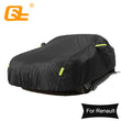 Housse voiture pour Renault Samsung SM7, polyester noir avec fermeture éclair et sac de rangement