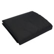Housse canapé d'angle jardin en L, imperméable, noire, 15 tailles jusqu'à 320 cm