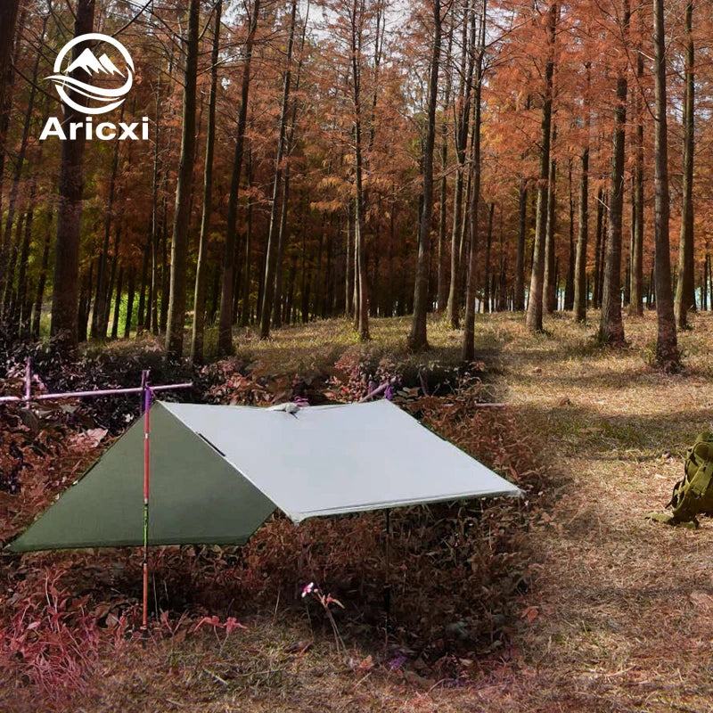 Bâche de camping ultralégère nylon 15D, 210 x 150 ou 210 x 300 cm