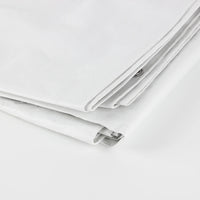 Bâche blanche imperméable en polyéthylène 0,32 mm avec œillets, 9 tailles