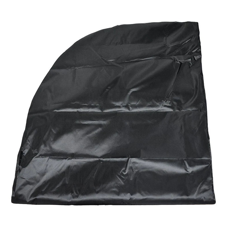 Housse de parasol noire 210D imperméable, déporté ou droit, 5 tailles de 183 à 280 cm
