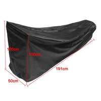 Housse tondeuse à gazon Oxford 210D avec cordon de serrage, 191 x 50 x 100 cm