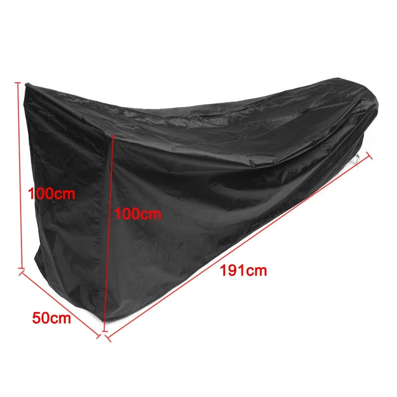 Housse tondeuse à gazon Oxford 210D avec cordon de serrage, 191 x 50 x 100 cm