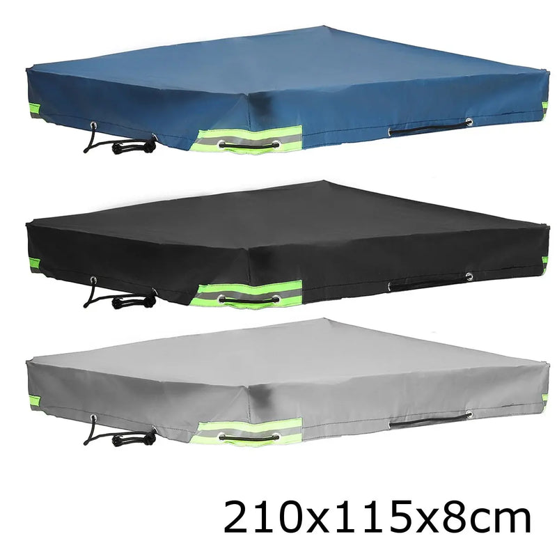 Bâche de remorque 600D imperméable, œillets et bandes réfléchissantes, 3 tailles