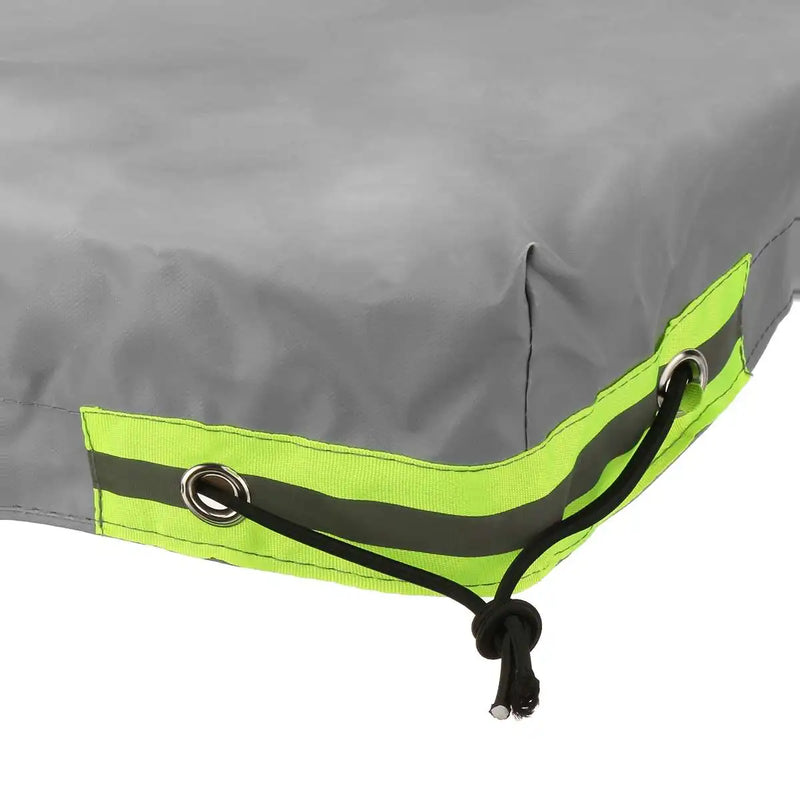 Bâche de remorque 600D imperméable, œillets et bandes réfléchissantes, 3 tailles