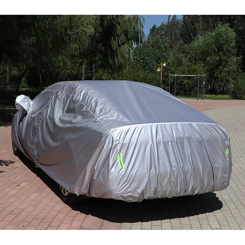 Housse voiture pour Mazda 3, CX-5 et CX-9, polyester 190T argent, anti-poussière et neige