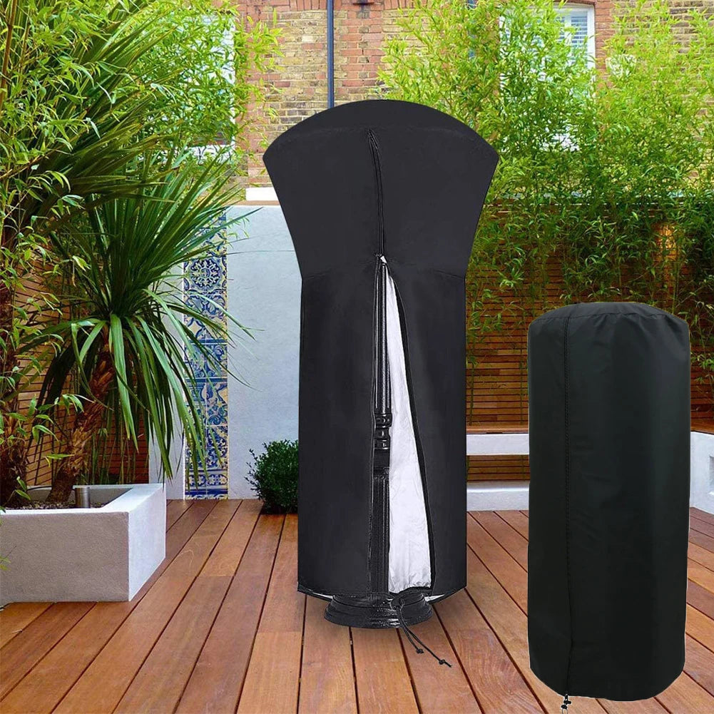 Housse de chauffage de terrasse imperméable avec fermeture éclair, Oxford 210D, 120 à 240 cm
