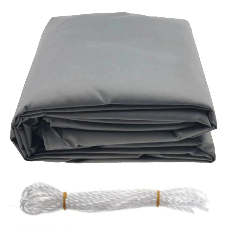 Voile d'ombrage triangulaire et rectangulaire imperméable en Oxford 300D, beige ou gris