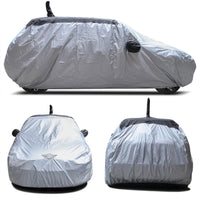 Housse voiture pour Mini Cooper R55 Clubman, PEVA argent à toit noir, imperméable