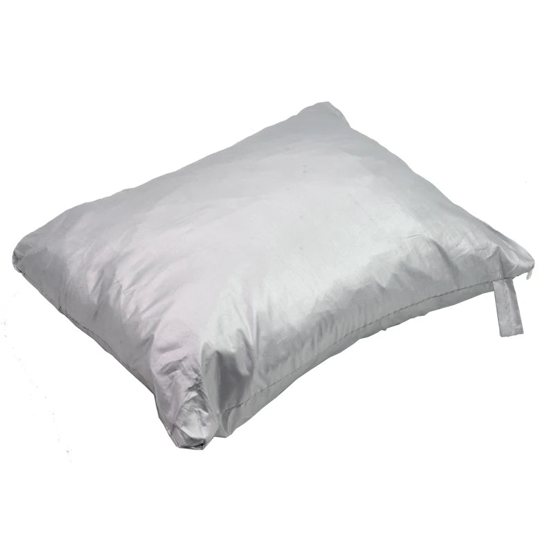 Housse voiture pour Fiat 500, 600, Punto et Uno, polyester argenté anti-UV et coupe-vent