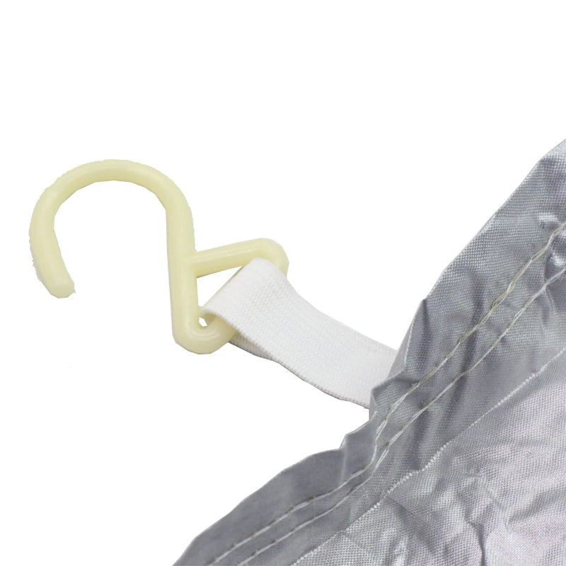 Housse voiture pour Renault Kangoo Maxi, Express, Compact et Van, polyester enduit PVC argenté