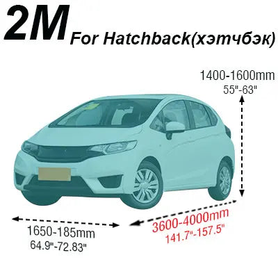 Housse voiture universelle polypropylène 170T argentée, anti-UV et respirante, 13 tailles pour hayon, berline et SUV
