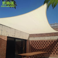Voile d'ombrage grande taille 160 g/m², bords incurvés, 95 % d'ombrage pour patio