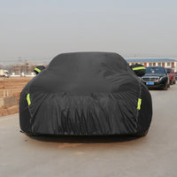 Housse voiture pour Renault Samsung SM7, polyester noir avec fermeture éclair et sac de rangement