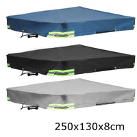Bâche de remorque 600D imperméable, œillets et bandes réfléchissantes, 3 tailles