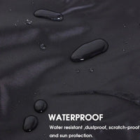 Housse bateau ponton imperméable Oxford 210D noire, 625 x 360 cm ou 750 x 360 cm