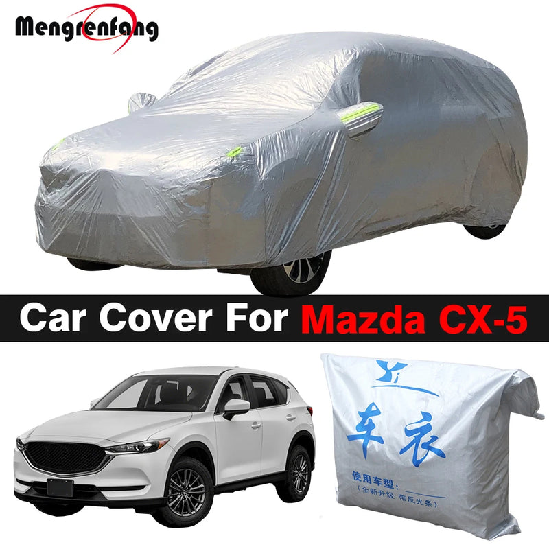 Housse voiture pour Mazda CX-5, polypropylène 170T légère, anti-UV, avec sac de rangement