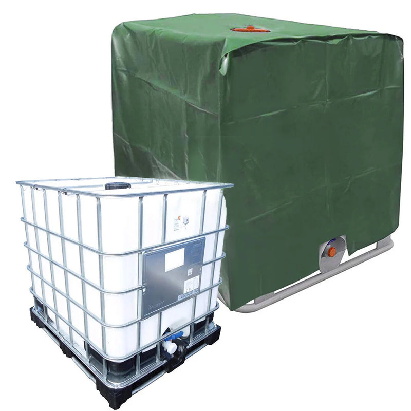 Couverture cuve IBC 1000 L, avec ou sans fermeture éclair, 120 x 100 x 116 cm