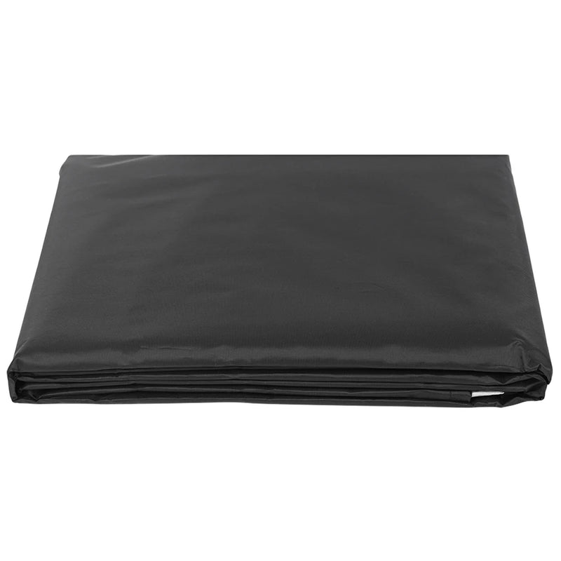 Housse de parasol droit noire en tissu Oxford avec fermeture éclair, 190 ou 230 cm