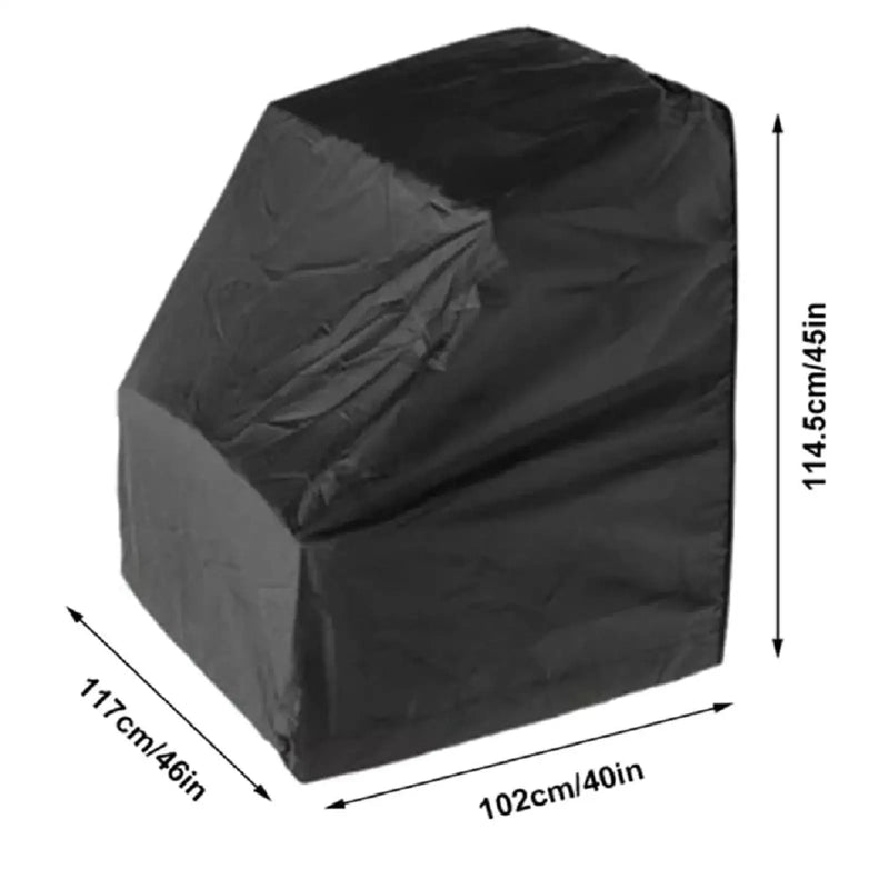 Housse de console de bateau noire en Oxford 210D, imperméable avec cordon de serrage, 4 tailles