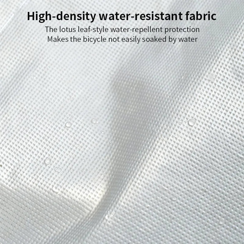 Housse vélo imperméable en PEVA, protection pluie, soleil et neige, noire ou grise