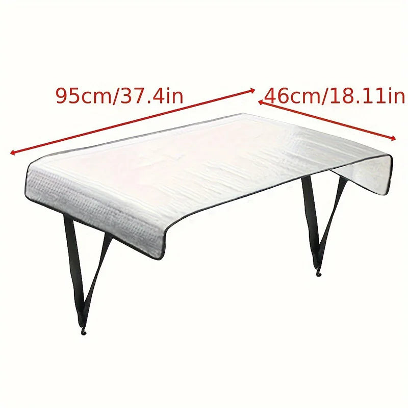 Housse de climatiseur extérieur en aluminium à crochets, 95 x 46 cm, 1 ou 2 pièces