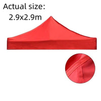 Toit de tonnelle pliante en Oxford 420D imperméable, rouge ou bleu, 3 tailles