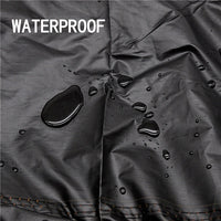 Housse de bateau remorquable imperméable anti-UV en polyester 210D, bateaux de 3,35 à 6,71 m