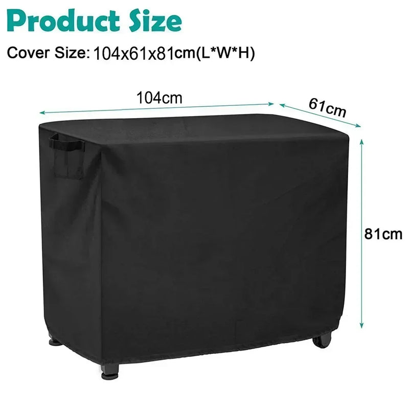 Housse table de cuisine extérieure et chariot de préparation, Oxford imperméable, 84 à 140 cm