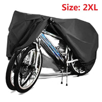 Housse de vélo extérieur Oxford 210D imperméable, noire ou argent, 6 tailles du S au XXXL