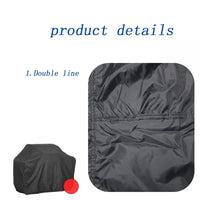 Housse barbecue gril à gaz imperméable, double couture, Oxford polyester enduit d'argent, 8 tailles