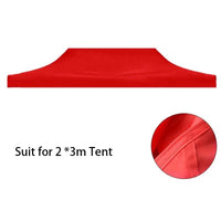 Bâche tonnelle pliante de remplacement Oxford 420D, 2x2 à 3x4,5 m, structure non incluse