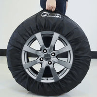 Housses de pneus de voiture, lot de 4, sangles noires ou rouges, 13 à 20 pouces