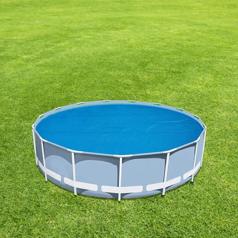 Bâche à bulles piscine ronde ou rectangulaire en PE, de 180 à 360 cm, coupe libre