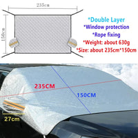 Protection pare-brise antigel pour Volkswagen Tiguan L MK3 2024-2025, neige et soleil
