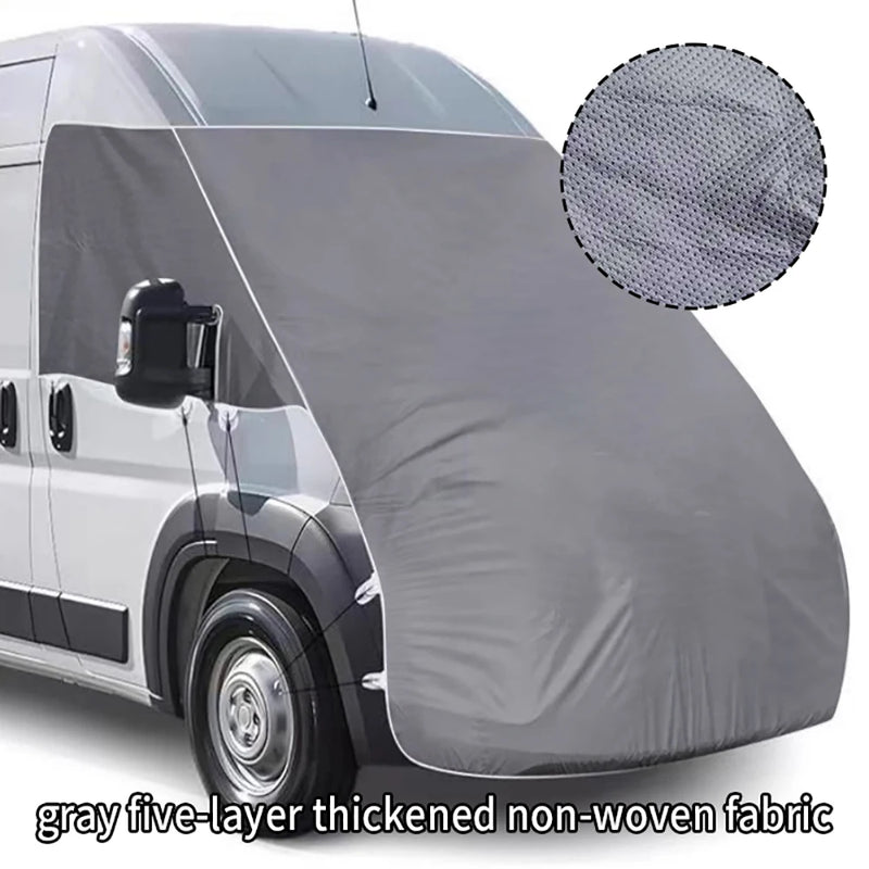 Housse de camping-car pour cabine et capot Fiat Ducato X250 et X290, 5 points d'attache