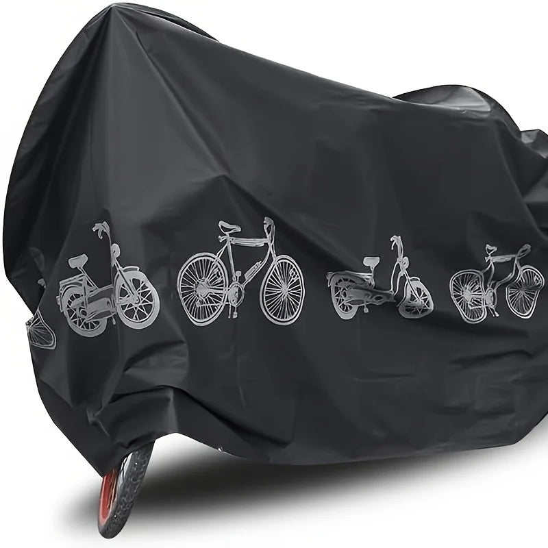 Housse de vélo imperméable et anti-poussière, intérieur et extérieur, grise ou noire