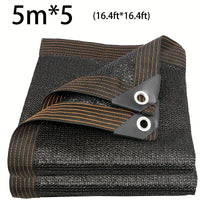 Voile d'ombrage noire anti-UV à 80 % d'ombrage, 21 tailles jusqu'à 8 x 12 m