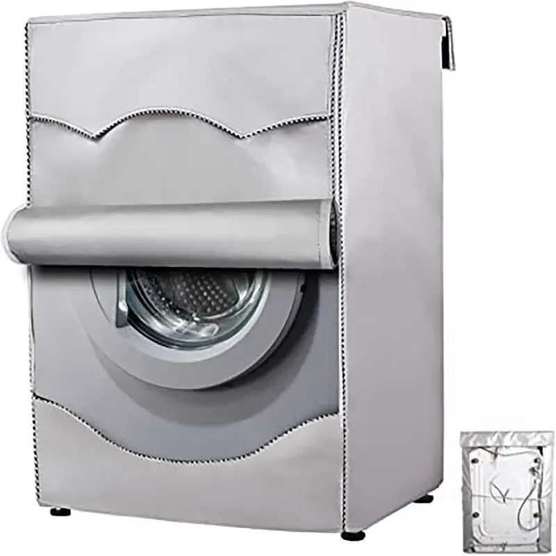 Housse machine à laver et sèche-linge imperméable, rabat avant enroulable, 4 modèles